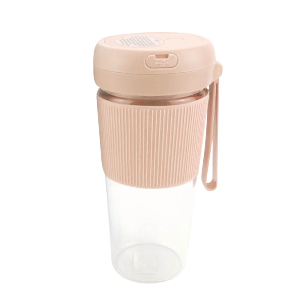 Multifunctional Juicer Small Juicer Squeezed Juicer Automatic Portable Juicer Usb Battery Powered (Pink)