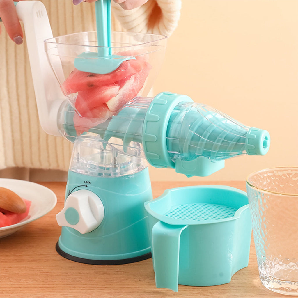 under $5 Hand Operated Juicer, Small Household Fruit Juice Squeezer, Multi-function Cold Press Juicer for Making Ice Cream Beverages, Efficient Juice Extraction Device