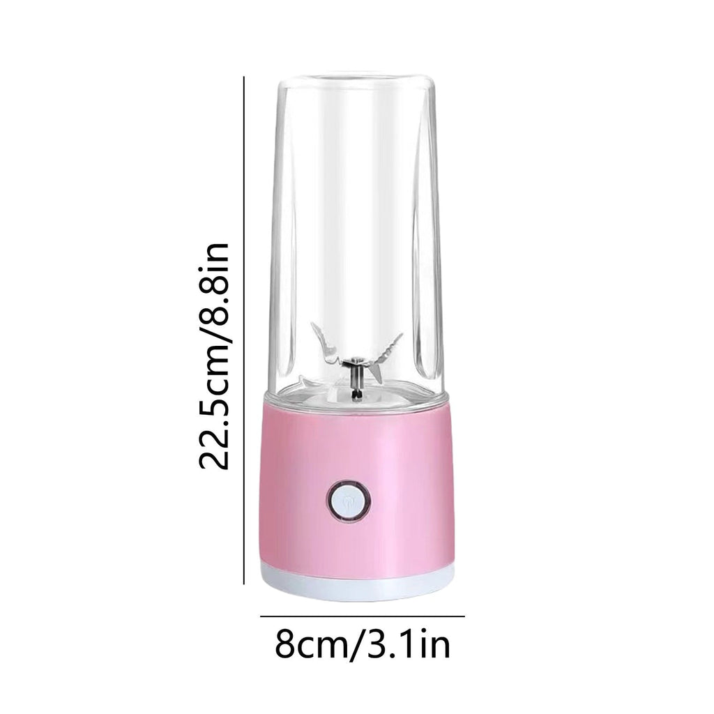 Portable Blender, Personal Mini Juice Blender, USB Rchargeable Juicer Cup with 6 Blades in 3D, Smoothie Blender Home, Office, Outdoors
