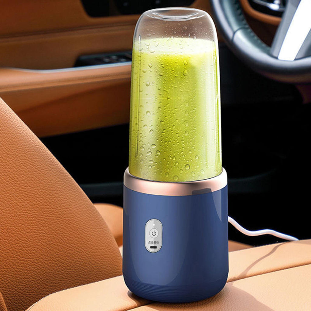 400ml Portable Blender, USB Fruit Mixer Juicer Cup for Milkshake Smoothies , Blue